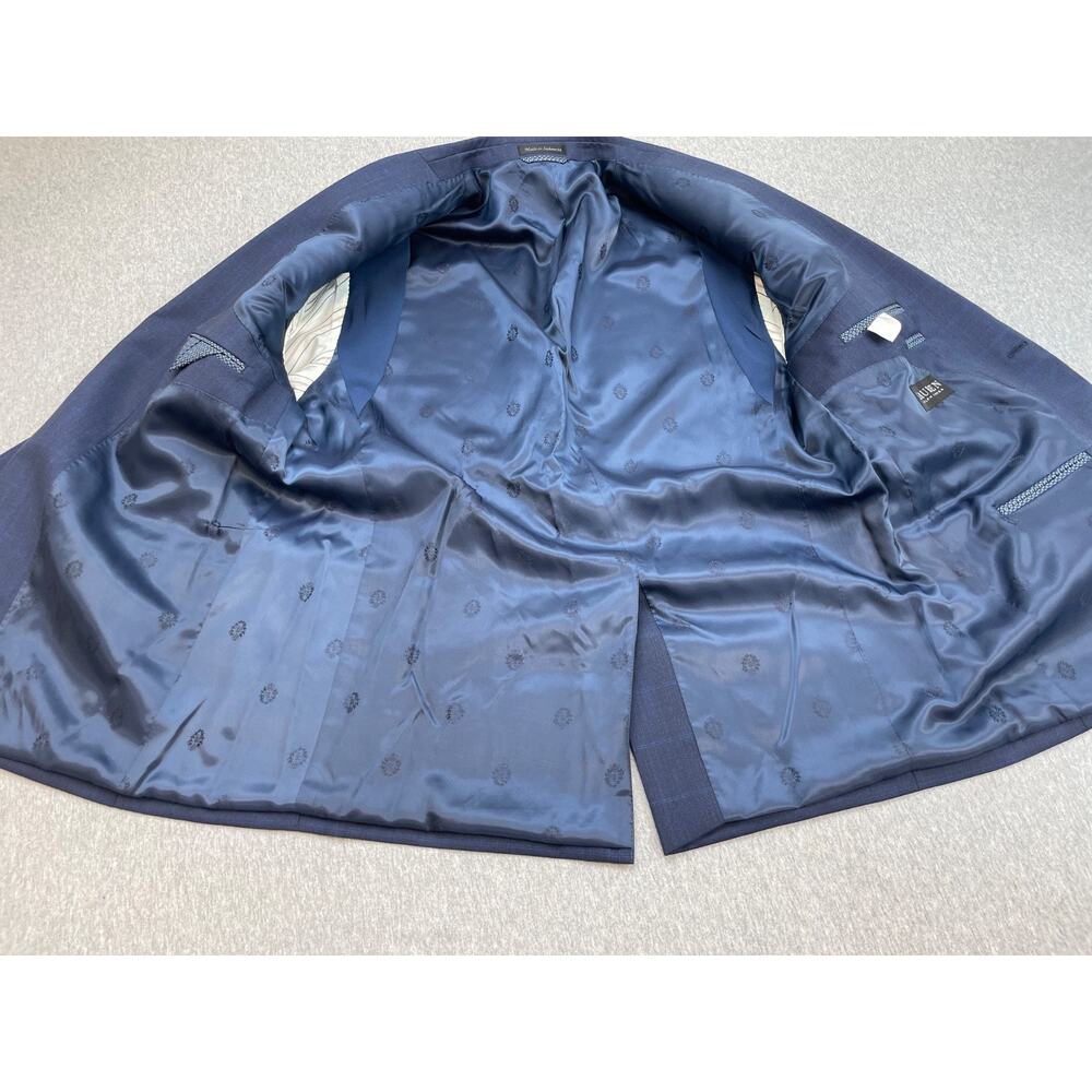 Lauren Ralph Lauren Suit Men 44R Blue Wool Blend Pants 36x32 Black Label - 2 Pcs - Picture 5 of 16